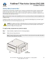 Preview for 93 page of Clearfield FieldSmart FAC 3200 Installation Manual