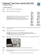 Preview for 116 page of Clearfield FieldSmart FAC 3200 Installation Manual