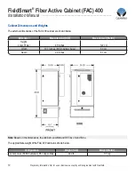 Preview for 10 page of Clearfield FieldSmart Fiber Active Cabinet 400 Installation Manual