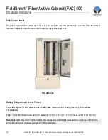 Preview for 12 page of Clearfield FieldSmart Fiber Active Cabinet 400 Installation Manual