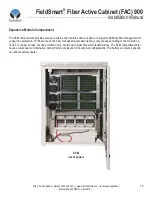 Предварительный просмотр 15 страницы Clearfield FieldSmart Fiber Active Cabinet (FAC) 900 Installation Manual