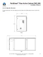 Предварительный просмотр 19 страницы Clearfield FieldSmart Fiber Active Cabinet (FAC) 900 Installation Manual