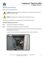 Предварительный просмотр 51 страницы Clearfield FieldSmart FiberFlex 2000 Installation Manual