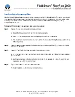 Preview for 71 page of Clearfield FieldSmart FiberFlex 2000 Installation Manual