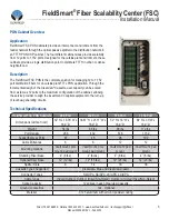 Предварительный просмотр 3 страницы Clearfield FieldSmart FSC PON Cabinets 1152 Port Installation Manual