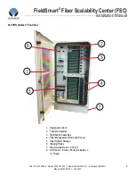 Предварительный просмотр 9 страницы Clearfield FieldSmart FSC PON Cabinets 1152 Port Installation Manual