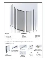 Preview for 2 page of Clearlite Bathrooms Angle Corner Installation Instructions Manual