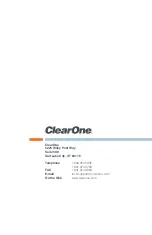 Предварительный просмотр 21 страницы ClearOne 910-001-013-W Installation Manual