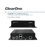 Предварительный просмотр 1 страницы ClearOne 910-3200-302 Quick Start Manual