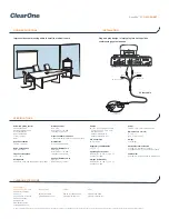 Предварительный просмотр 2 страницы ClearOne AccuMic VC Datasheet