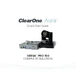 Предварительный просмотр 1 страницы ClearOne Aura VERSA PRO 150 Quick Start Manual