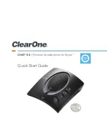 ClearOne CHAT 60 Quick Start Manual предпросмотр