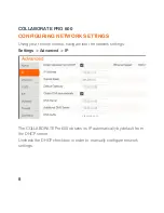 Preview for 8 page of ClearOne collaborate pro 600 Quick Start Manual