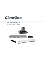 Предварительный просмотр 1 страницы ClearOne collaborate pro 900 Quick Start Manual