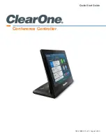 ClearOne Conference Controller Quick Start Manual preview