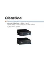 Предварительный просмотр 1 страницы ClearOne CONNECT AVB Quick Start Manual