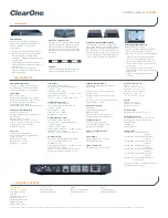 Preview for 2 page of ClearOne Converge 560 Datasheet