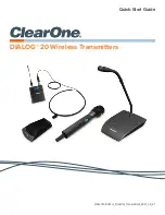 ClearOne DIALOG 10 USB Quick Start Manual preview