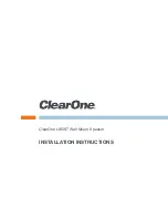 ClearOne LS5WT Installation Instructions предпросмотр