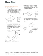 Предварительный просмотр 2 страницы ClearOne LS6CT Installation Instructions