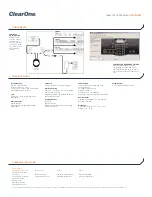 Preview for 2 page of ClearOne Platform Datasheet