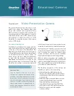 ClearOne TeachCam Specifications preview