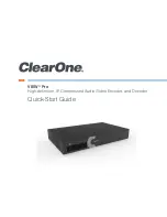 ClearOne VIEW Pro Quick Start Manual предпросмотр