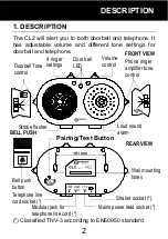 Preview for 4 page of ClearSound CL2L User Manual