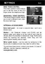 Preview for 11 page of ClearSound CL2L User Manual