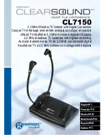 ClearSound CL7150 User Manual preview