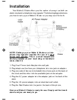 Preview for 4 page of ClearSounds CS-WS1 User Manual