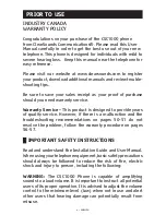 Preview for 4 page of ClearSounds Freedom Phone CSC1000 Operating Manual