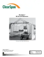 ClearSpan 103474 Manual preview