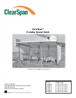 ClearSpan 103970 Manual предпросмотр