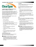 Preview for 2 page of ClearSpan 104486W Manual