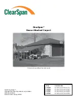 Предварительный просмотр 1 страницы ClearSpan 105589 Instruction Manual