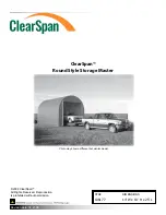 ClearSpan 106177 Manual предпросмотр