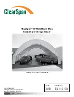 ClearSpan 106181 Manual preview