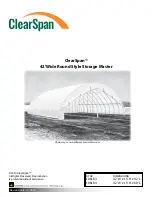 Preview for 1 page of ClearSpan 106183 Assembly Instructions Manual