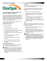 Preview for 2 page of ClearSpan 106786 Manual