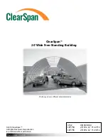 ClearSpan 107764 Instruction Manual preview
