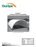 ClearSpan 108294P Manual preview