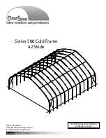 ClearSpan 500 Cold Frame Series Manual preview