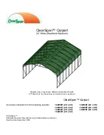 Preview for 1 page of ClearSpan Carport 104980F Assembly Instructions Manual