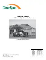 ClearSpan Carport Instruction Manual preview