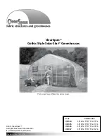 ClearSpan Gothic Style Solar Star 104844 Instruction Manual preview