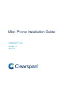 ClearSpan Mitel 6800 Series Installation Manual preview