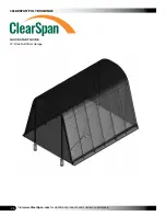 Предварительный просмотр 26 страницы ClearSpan NorthStar Garage Instruction Manual