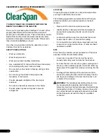 Preview for 2 page of ClearSpan PB00556R3S Manual