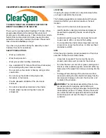 Preview for 2 page of ClearSpan PB00562R3S Manual